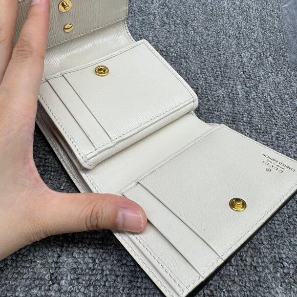 GUCCI Sylvie Leather Wallet 225-071025 - Picture 8 of 9